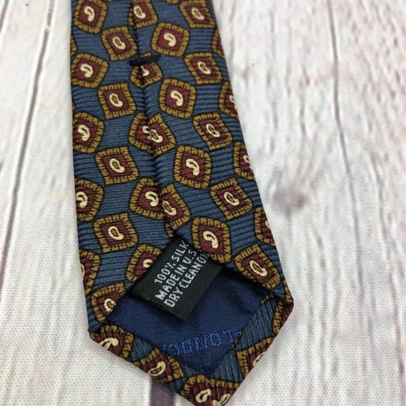 T. Harris London silk Tie designer preppy office business professional attire - Picture 6 of 6